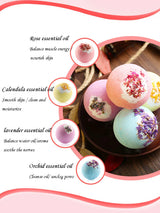 Essential Oil Bath Salts Ball Cleaning Body Exfoliating Moisturizing Bubble Balls Children Bathtub Bath Ball Shower Accessories