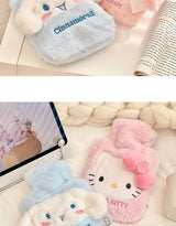 New cute Hello Kitty Cinnamoroll My melody cartoon kawaii style girls winter plush portable hand warmer water hot water bottle-Cuddleberry