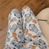 Sanrioed Anime Women Hello Kitty Pajama Pants Kawaii Kuromi Melody Spring Y2K Kt Loose Home Pants High Waist Casual Cotton Cute