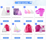 Feminine Hygiene Period Cup Excellent Menstrual Cup of Medical Silicone Menstrual Cup Menstrual Collector for Menstrual Period