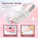 Women Menstrual Heating Pads Effective Hot Compress Period Relief Belt Rechargeable Heated Waist Massager Gifts for Female