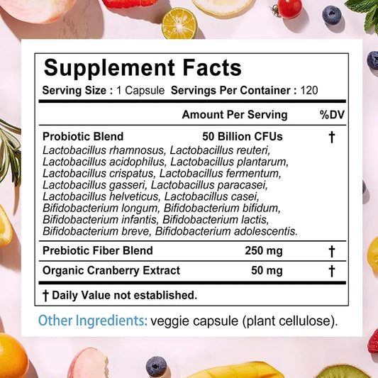 Women’s Probiotic - Improves Intestinal Health, Improves Digestion, and Relieves Bloating and Gas