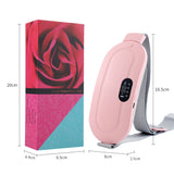 Women Menstrual Heating Pads Effective Hot Compress Period Relief Belt Rechargeable Heated Waist Massager Gifts for Female