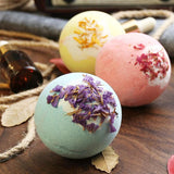 Essential Oil Bath Salts Ball Cleaning Body Exfoliating Moisturizing Bubble Balls Children Bathtub Bath Ball Shower Accessories