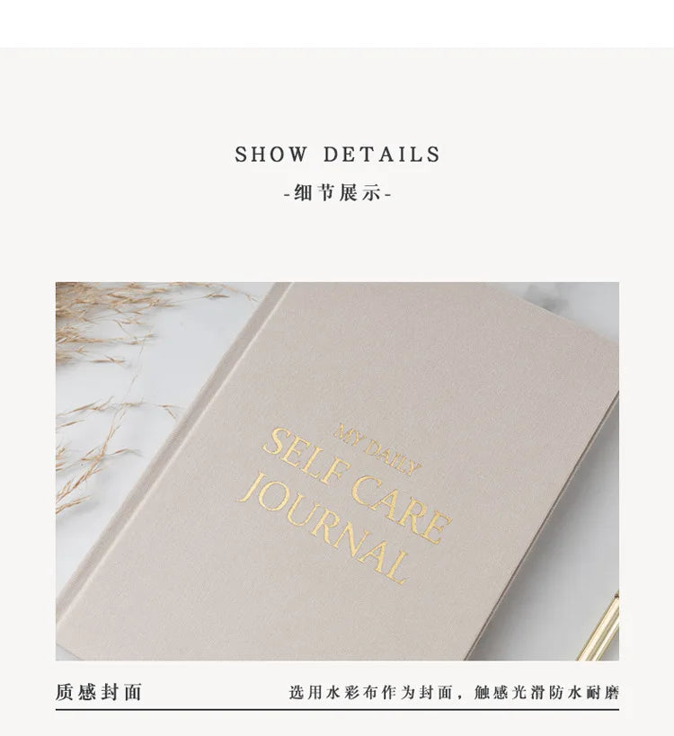 A5 Self-care Journal Weekly Monthly Daily Planner Diary Notebook for Business To Do List Agenda Notepad