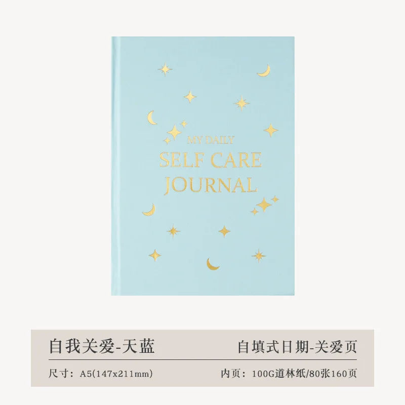 A5 Self-care Journal Weekly Monthly Daily Planner Diary Notebook for Business To Do List Agenda Notepad