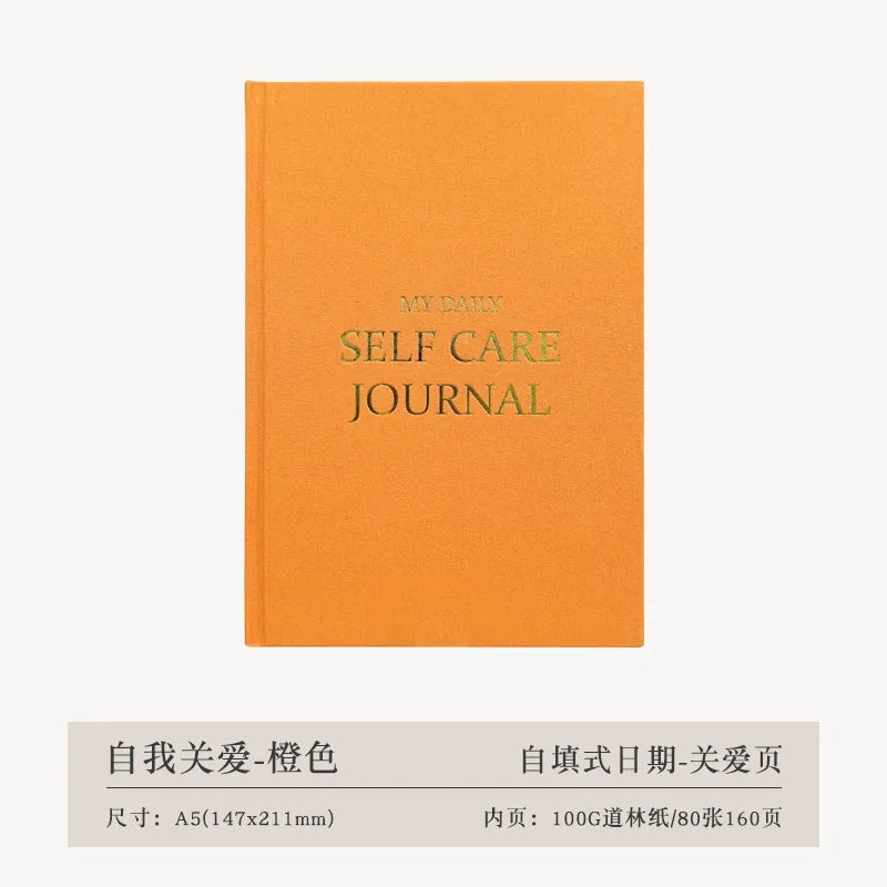 A5 Self-care Journal Weekly Monthly Daily Planner Diary Notebook for Business To Do List Agenda Notepad