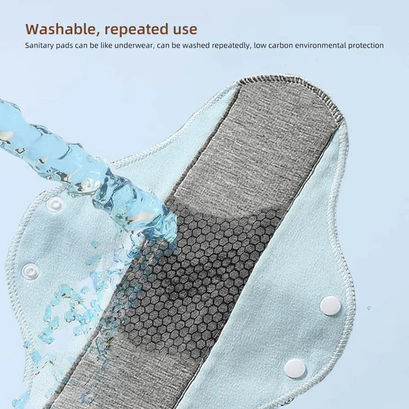 Women's Menstrual Pad Non-slip Soft Night Thickened Reusable Washable Sanitary Pad for Elderly Urine Leakage Special Care Pads