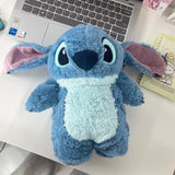 Hot Water Bag Cute Stitch Plush Cartoon Heating Pad for Hands Winter Warmth Soft Fluffy Warm Water Bag with Cover Students Gift-Cuddleberry