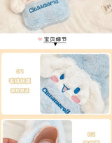 New cute Hello Kitty Cinnamoroll My melody cartoon kawaii style girls winter plush portable hand warmer water hot water bottle-Cuddleberry