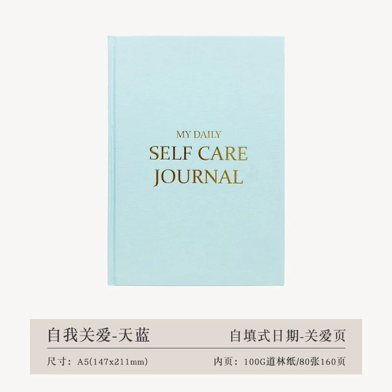 A5 Self-care Journal Weekly Monthly Daily Planner Diary Notebook for Business To Do List Agenda Notepad