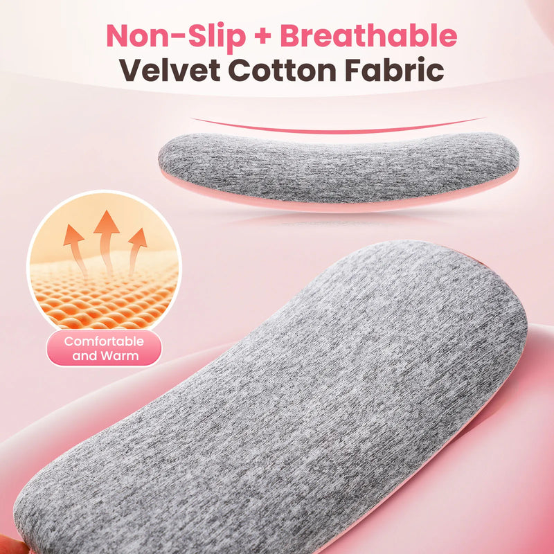 Women Menstrual Heating Pads Effective Hot Compress Period Relief Belt Rechargeable Heated Waist Massager Gifts for Female