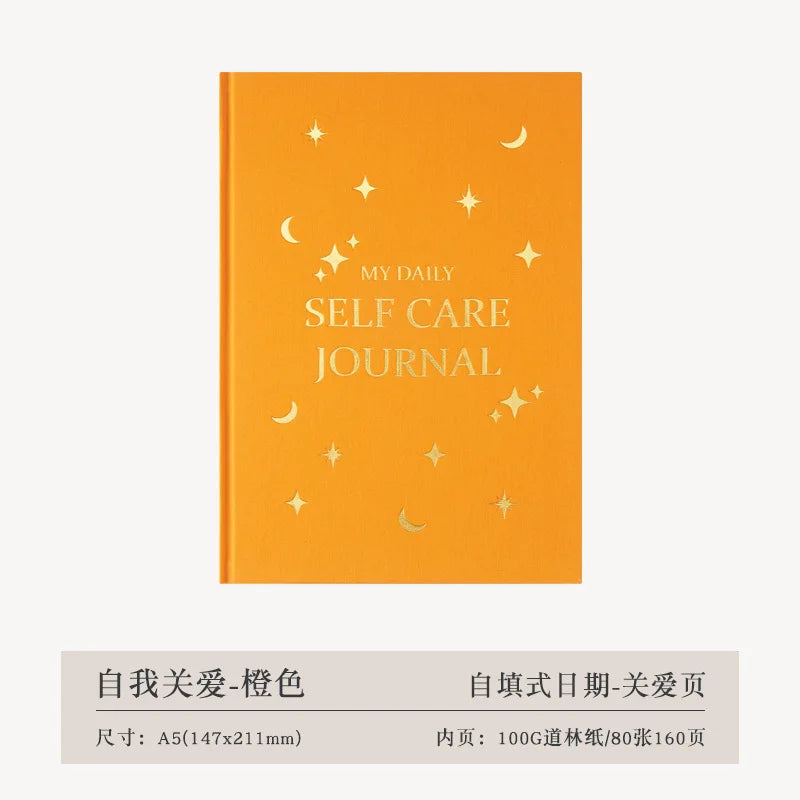 A5 Self-care Journal Weekly Monthly Daily Planner Diary Notebook for Business To Do List Agenda Notepad