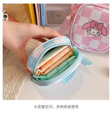 Anime Kuromi Storage Bag Cartoon Physiological Period Sanitary Pads Napkin Zipper Travel Gadgets Storage Bag Toys for Girls Gift