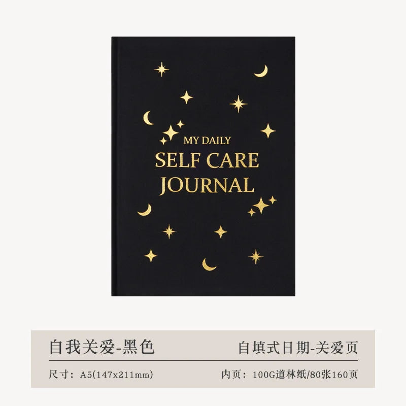 A5 Self-care Journal Weekly Monthly Daily Planner Diary Notebook for Business To Do List Agenda Notepad