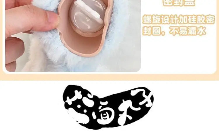 New cute Hello Kitty Cinnamoroll My melody cartoon kawaii style girls winter plush portable hand warmer water hot water bottle-Cuddleberry