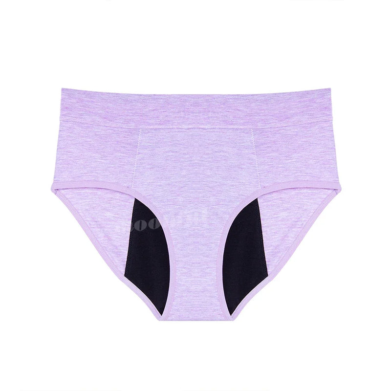 Menstrual Panties Woman Super Absorbent Menstrual Panties High Waist Bamboo Fiber Leakproof Menstruation Period Underwear Girl