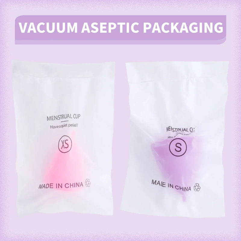 Feminine Hygiene Period Cup Excellent Menstrual Cup of Medical Silicone Menstrual Cup  Menstrual Collector for Menstrual Period