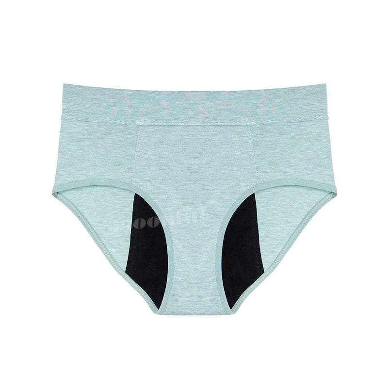 Menstrual Panties Woman Super Absorbent Menstrual Panties High Waist Bamboo Fiber Leakproof Menstruation Period Underwear Girl