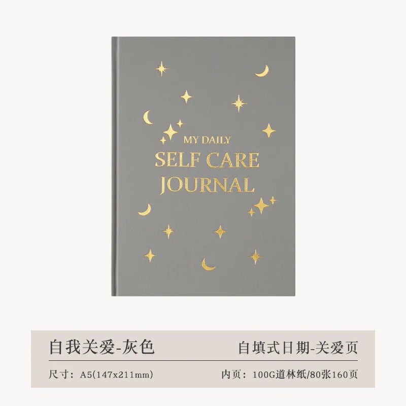 A5 Self-care Journal Weekly Monthly Daily Planner Diary Notebook for Business To Do List Agenda Notepad