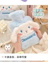New cute Hello Kitty Cinnamoroll My melody cartoon kawaii style girls winter plush portable hand warmer water hot water bottle-Cuddleberry